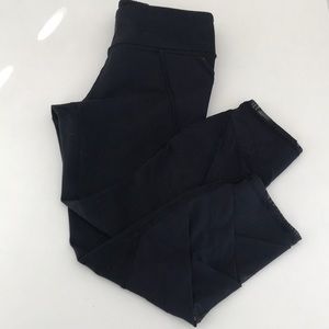 Girl size 12 IVIVVA-lululemon black crop leggings